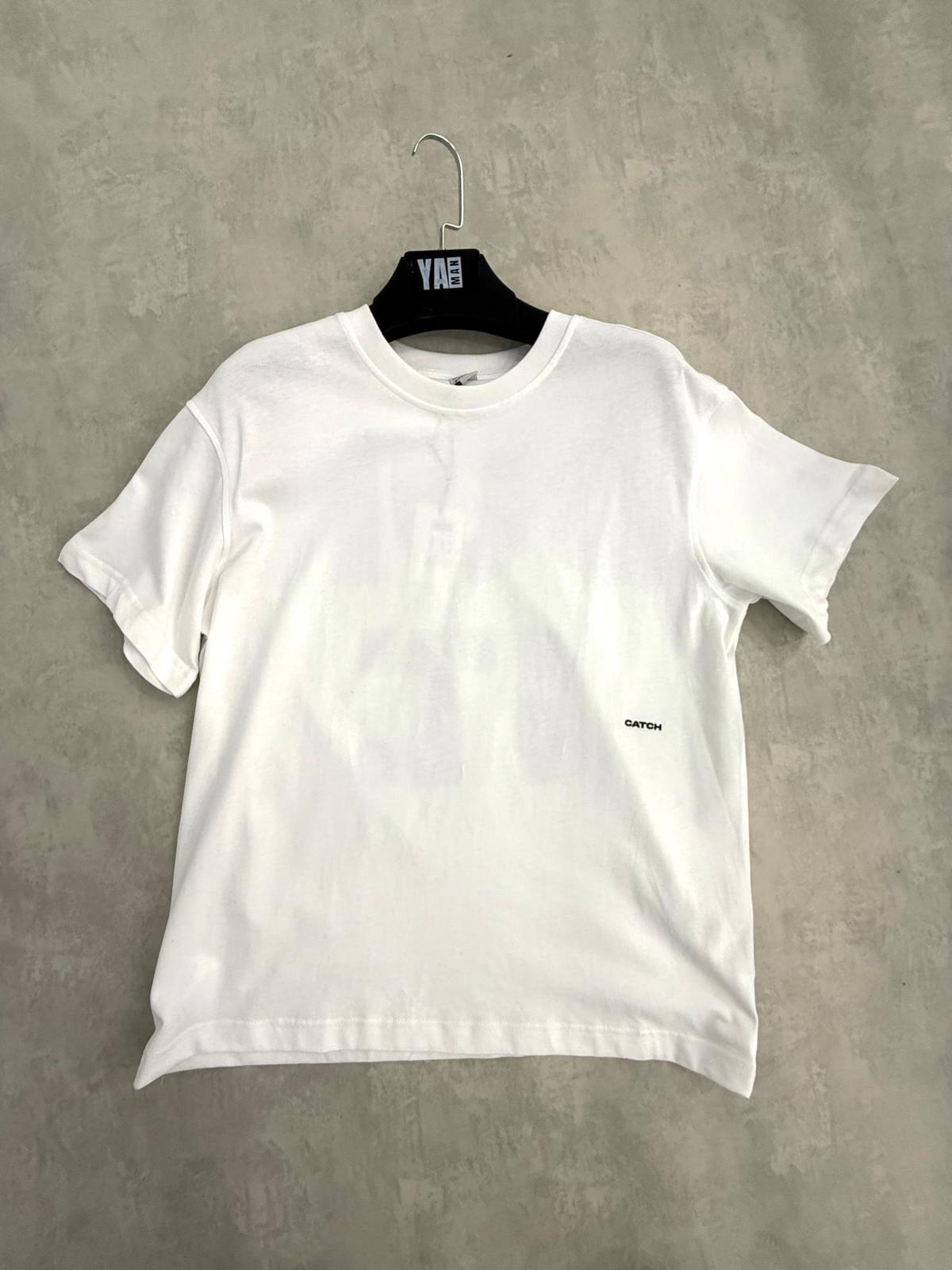 DUN IT. Baskılı Oversize Kalıp T-Shirt Beyaz