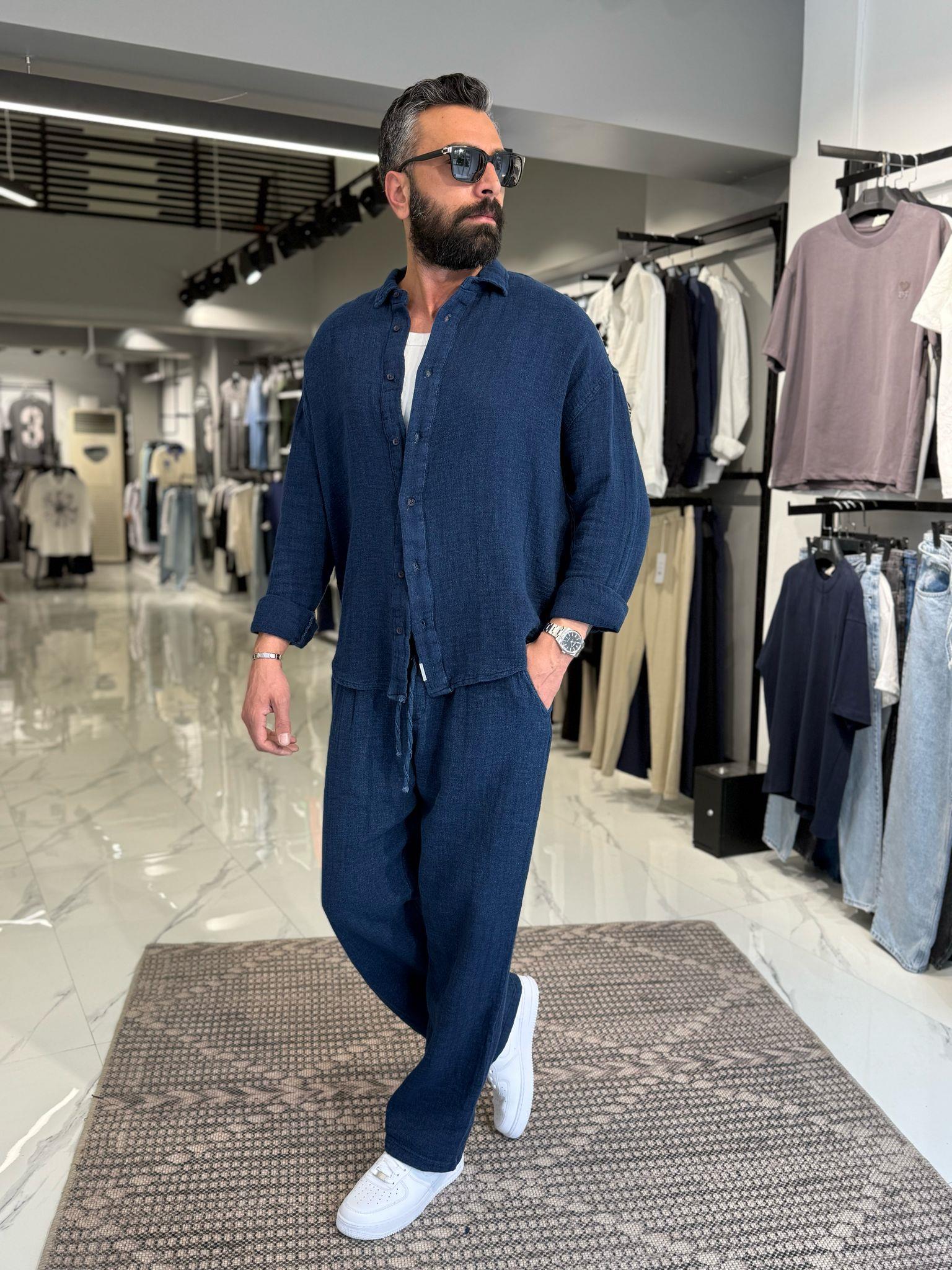 Ham Keten Takım Lacivert