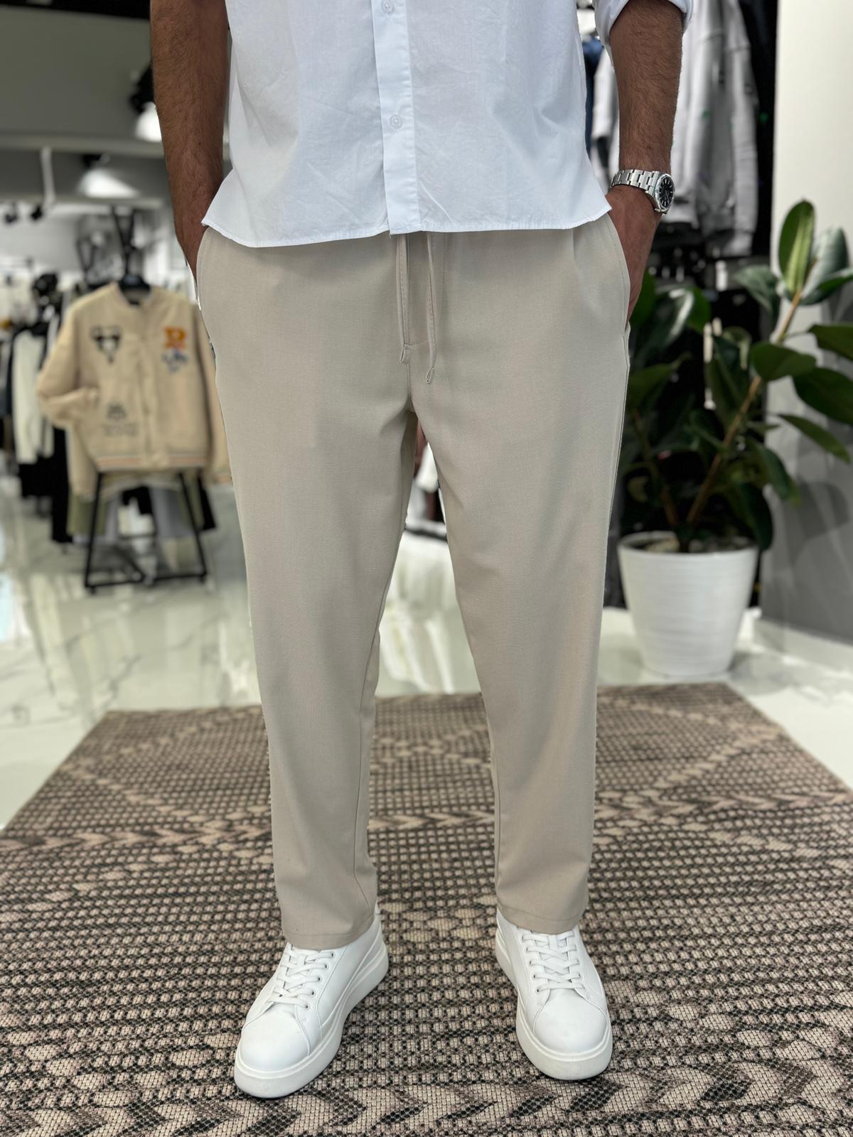 Jogger Pantolon Krem