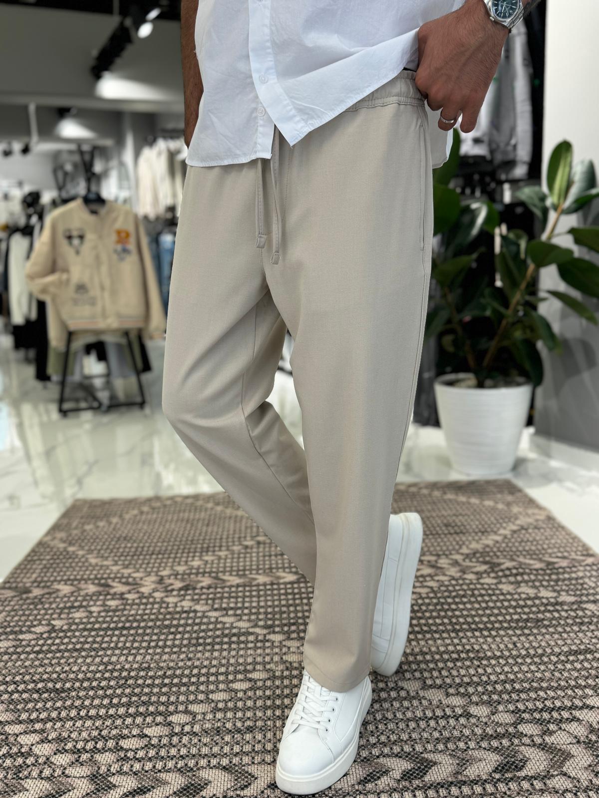 Jogger Pantolon Krem