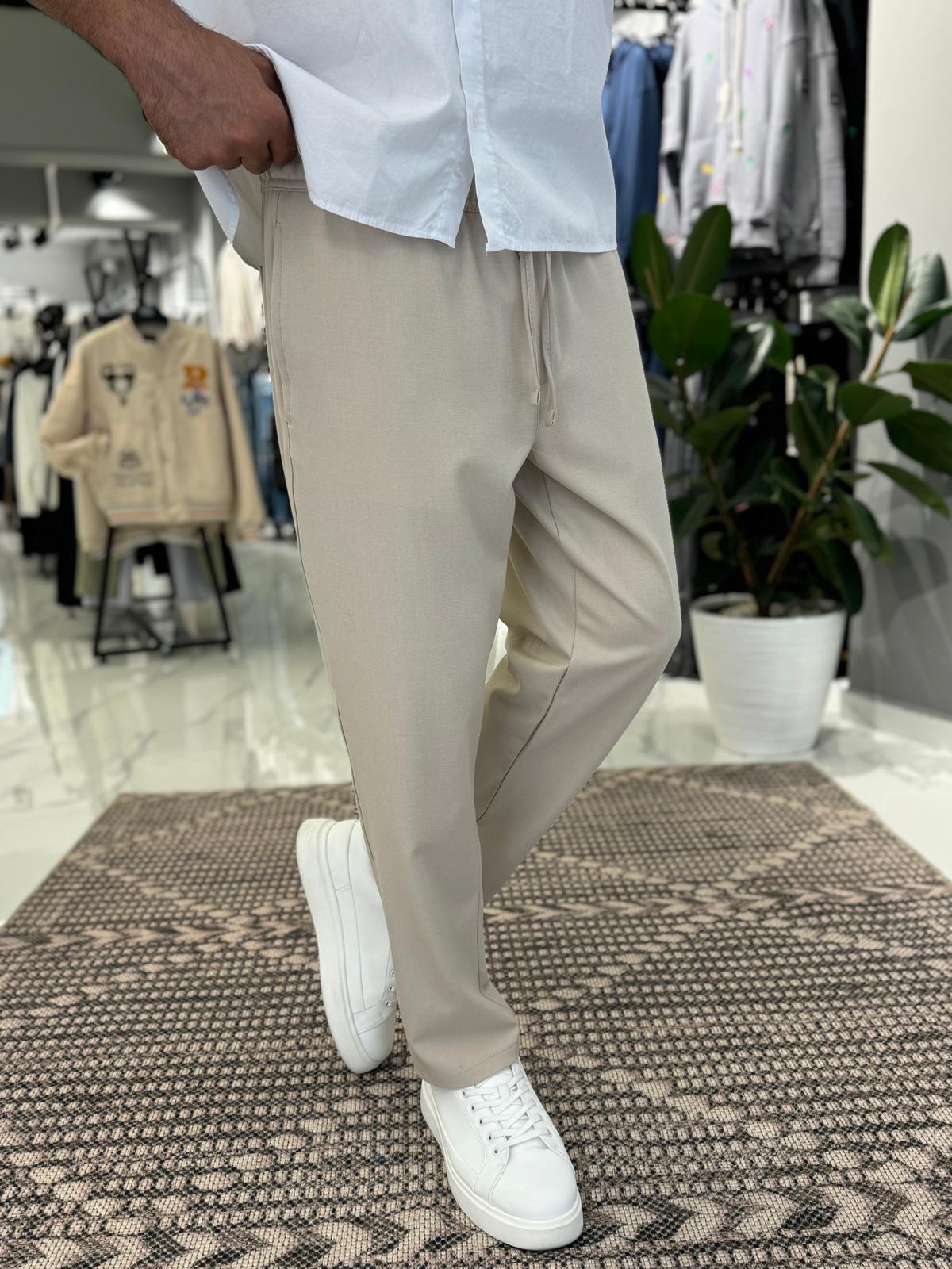Jogger Pantolon Krem