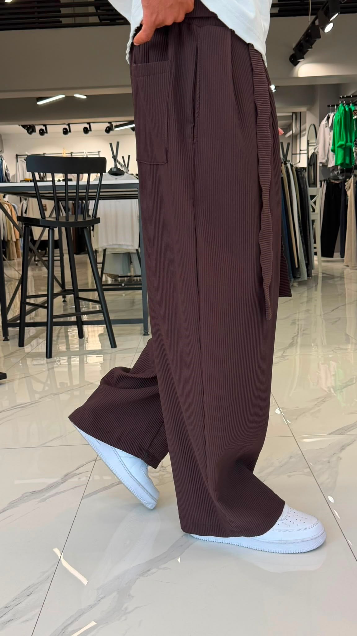 Kore Kesim Premium Pantolon Kahve