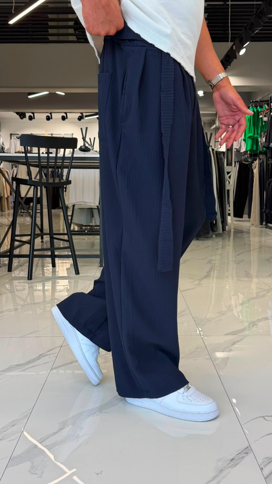 Kore Kesim Premium Pantolon Lacivert