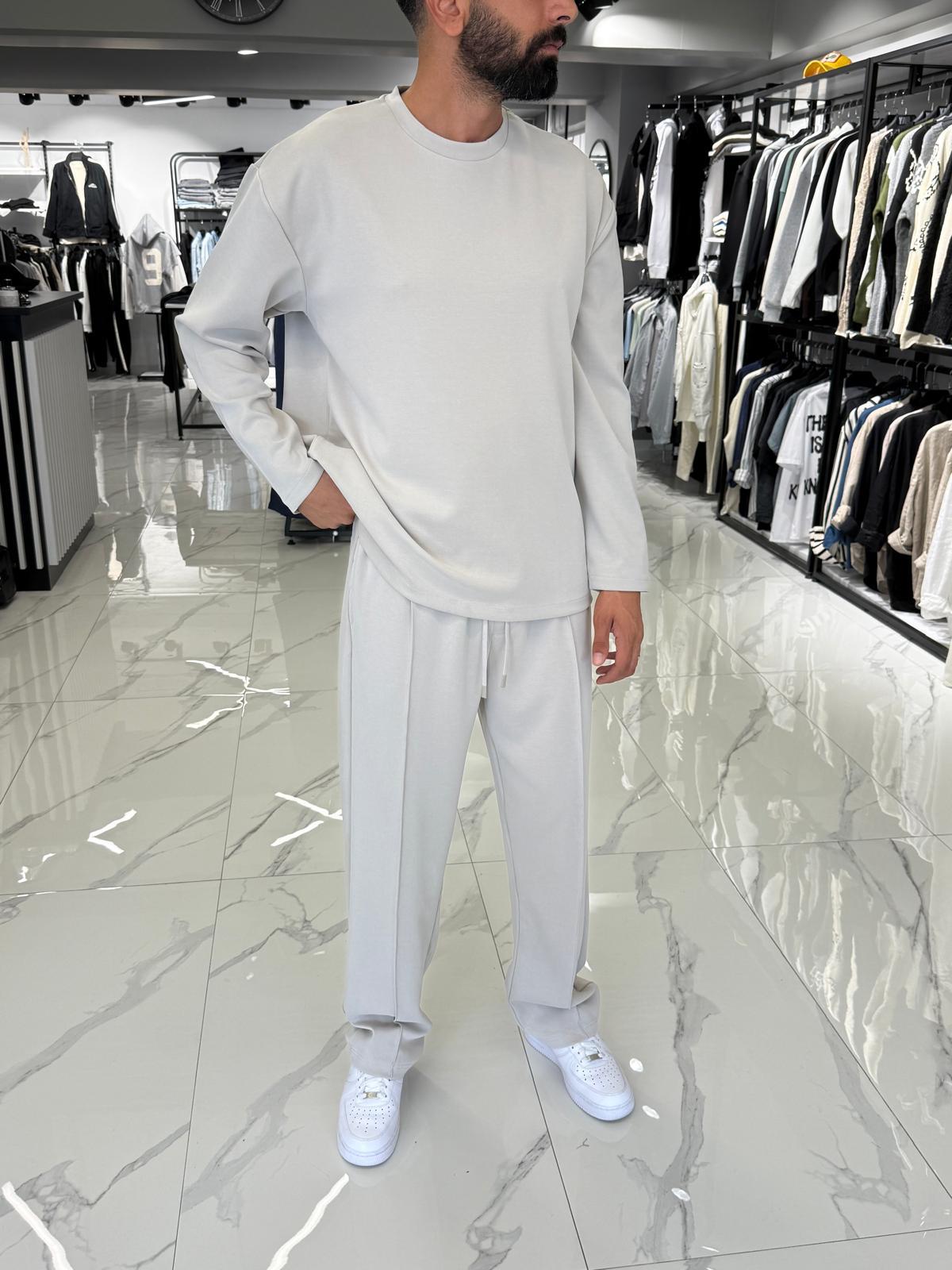 Oysho Kumaş Basic Takım Bej