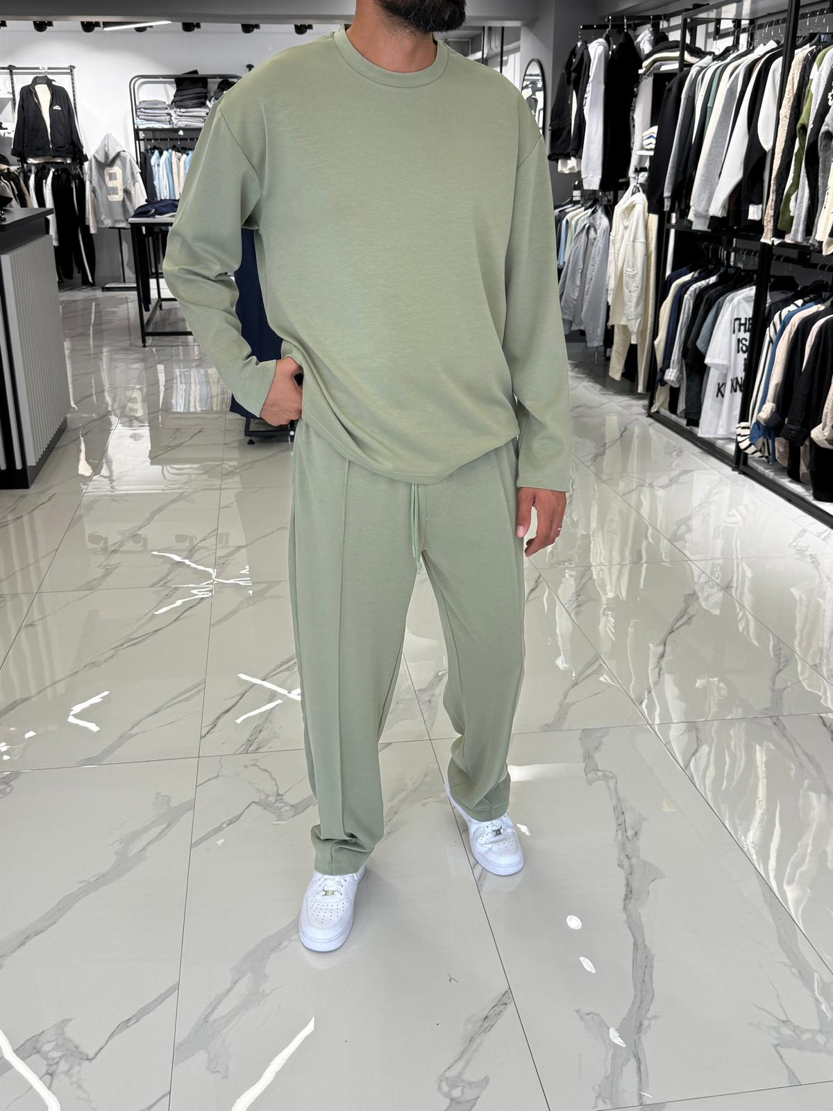 Oysho Kumaş Basic Takım Haki