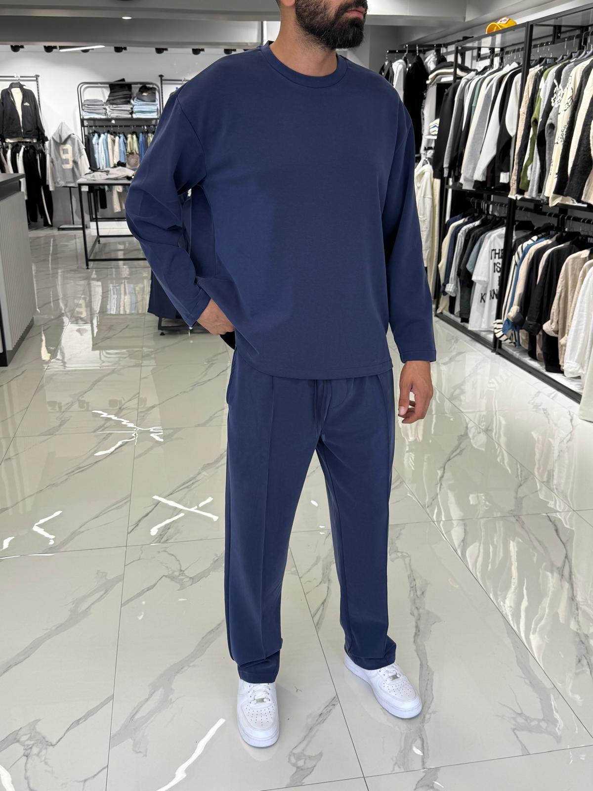Oysho Kumaş Basic Takım Lacivert