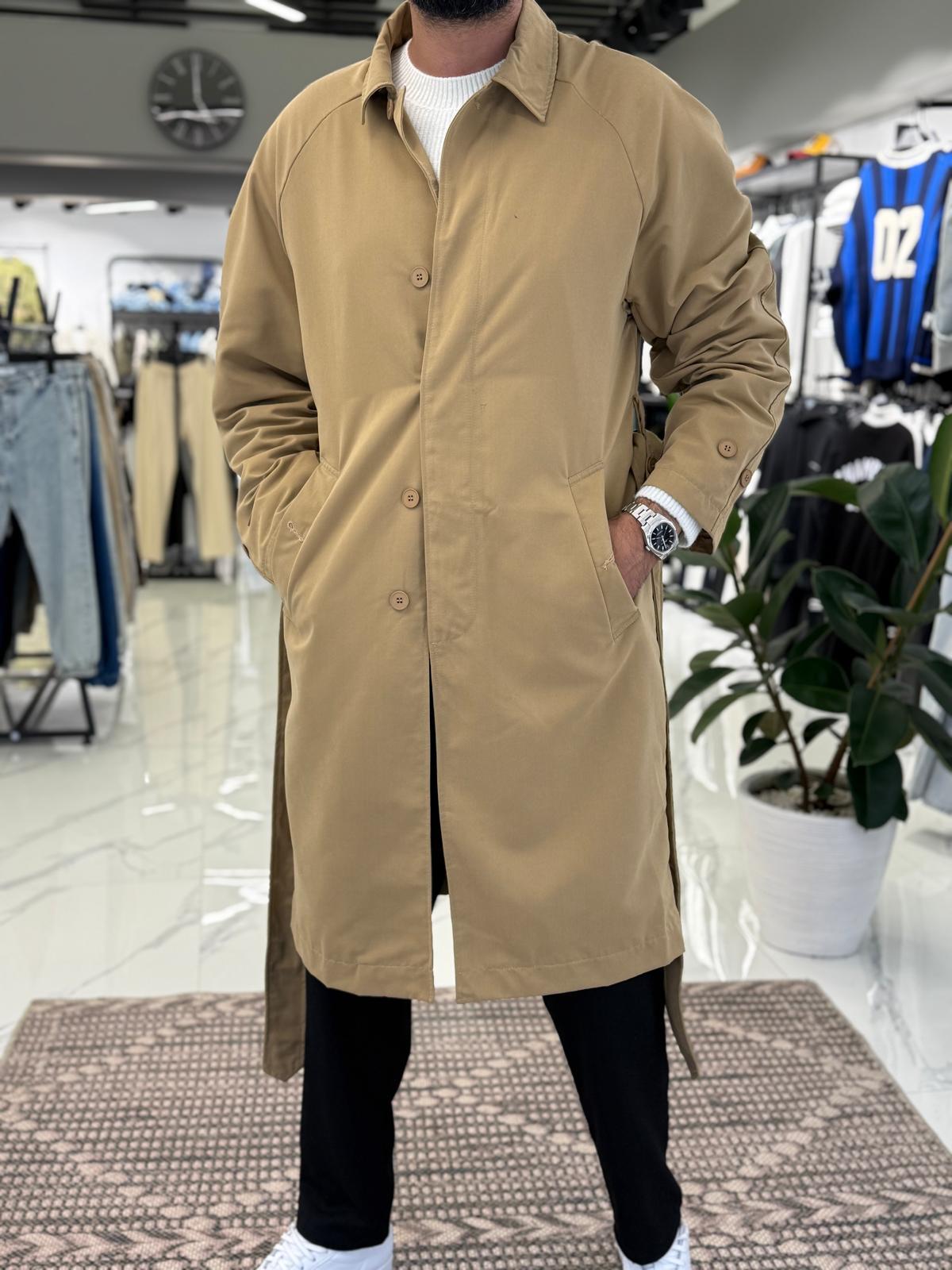 Premium Basic Trençkot Kahve