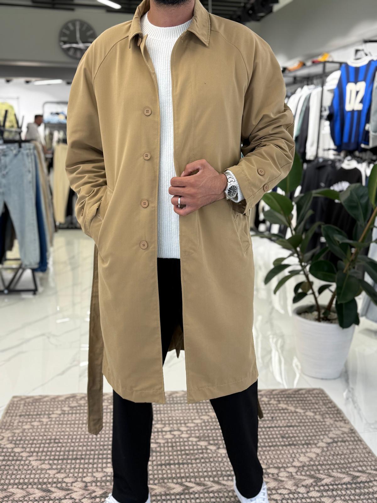 Premium Basic Trençkot Kahve