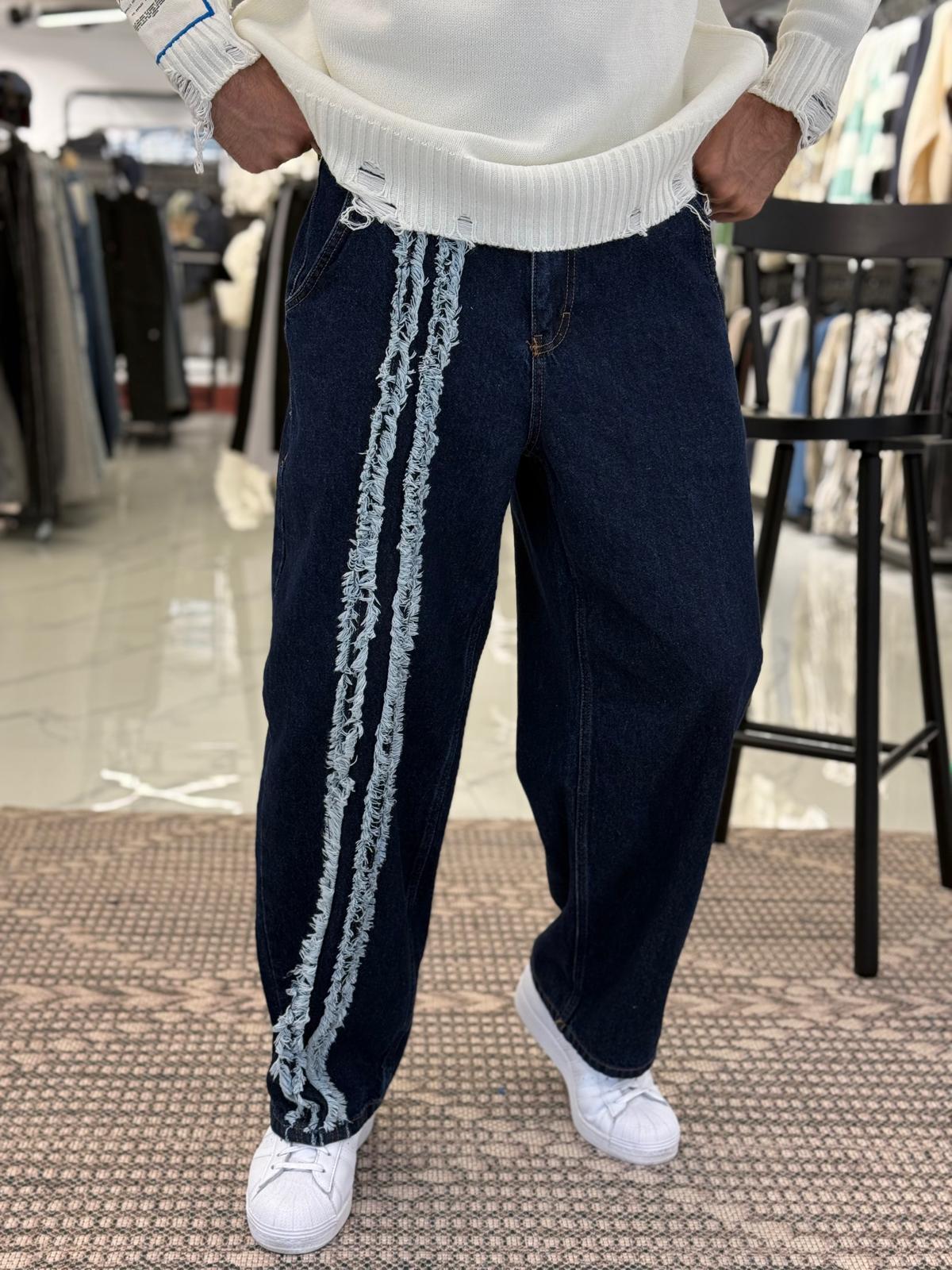 Specıal İşlemeli Baggy Pantolon
