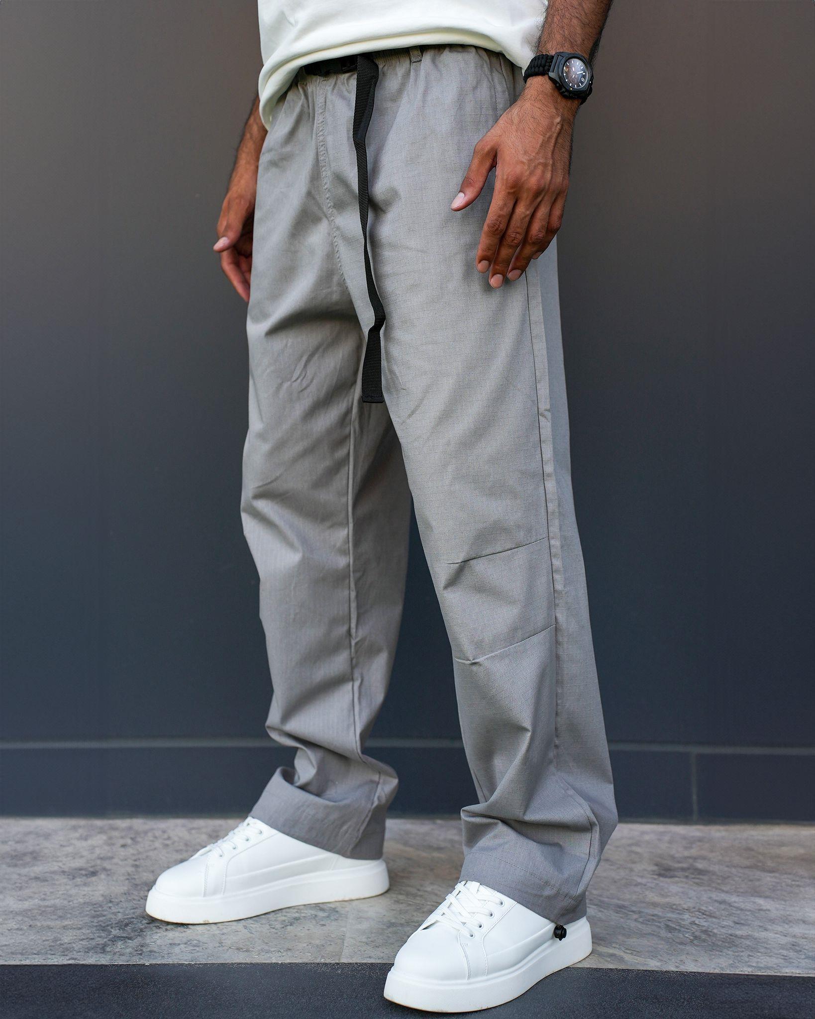 Special Premium Kargo Cep Detaylı Pantolon Gri
