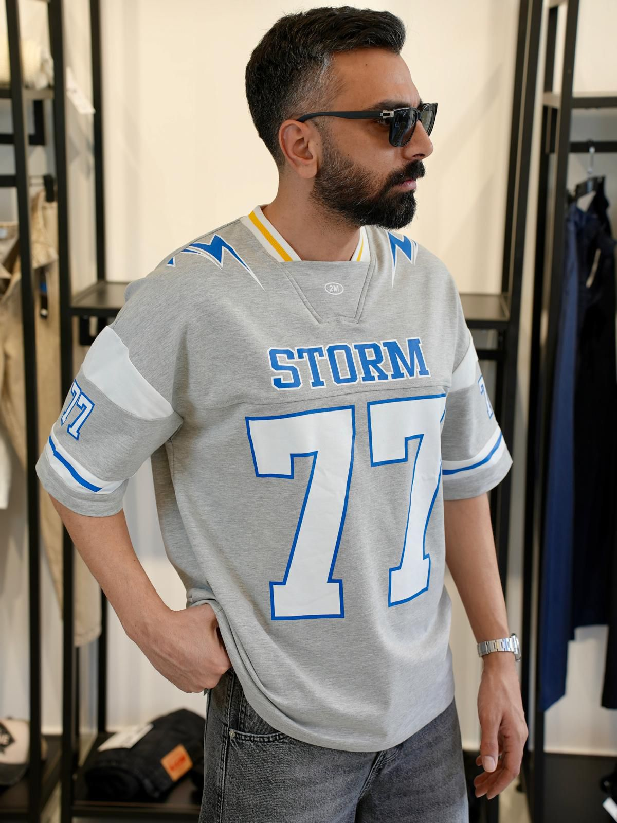 Storm 77 Jersey T-shirt Gri