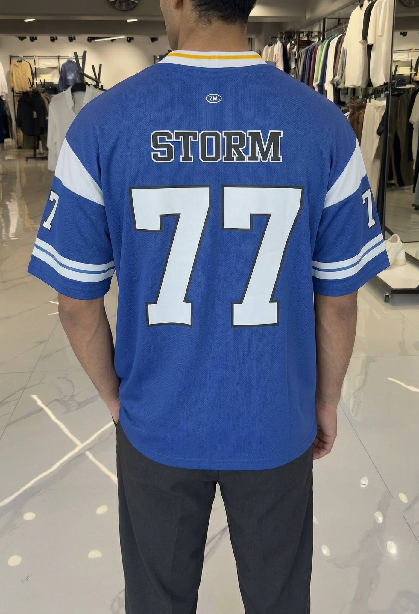 Storm 77 Jersey T-shirt Mavi