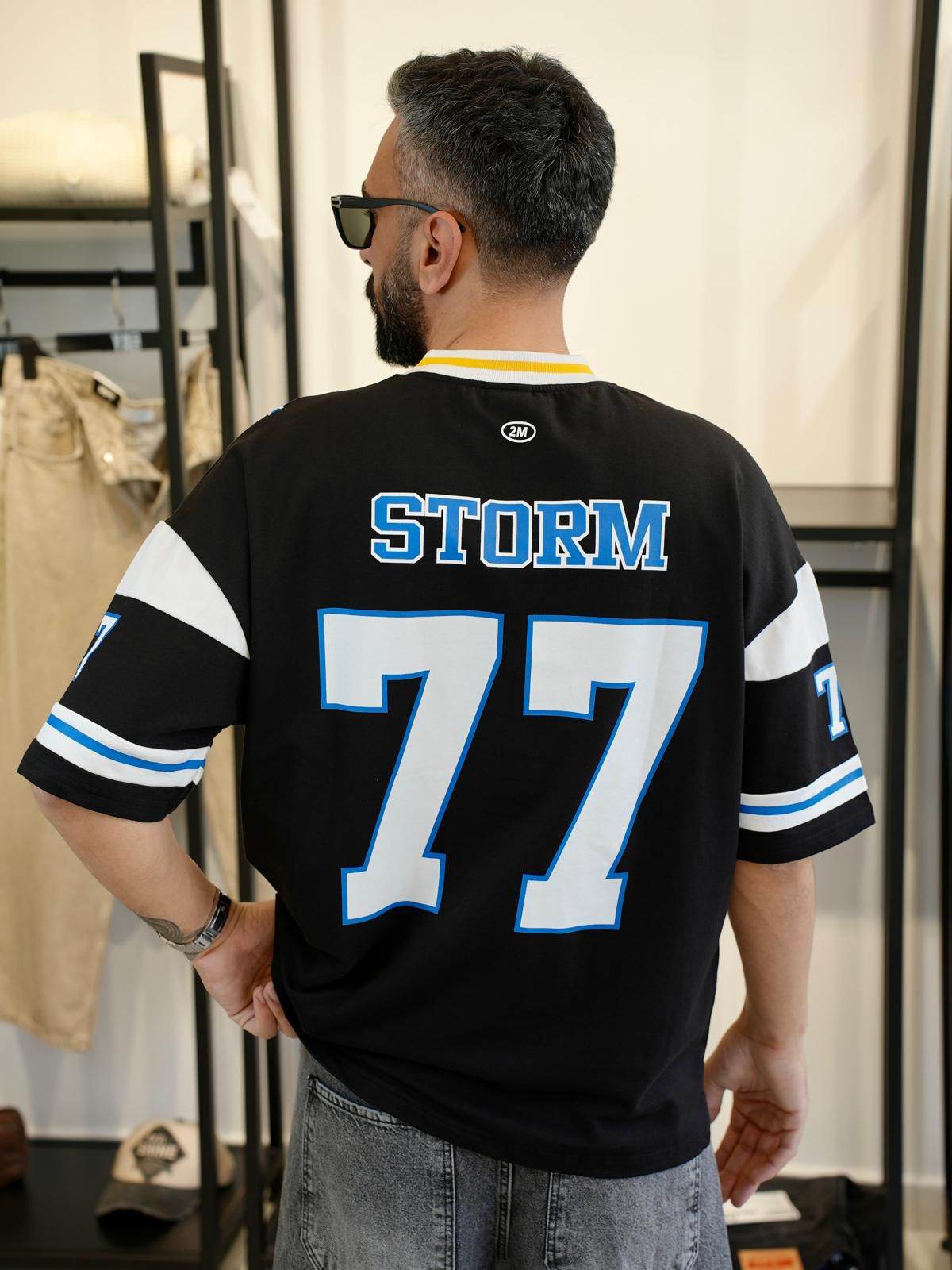 Storm 77 Jersey T-shirt Siyah