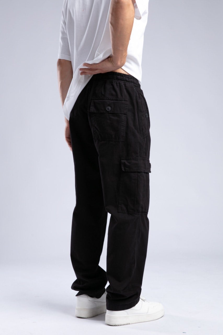Utility Kargo Pantolon Siyah