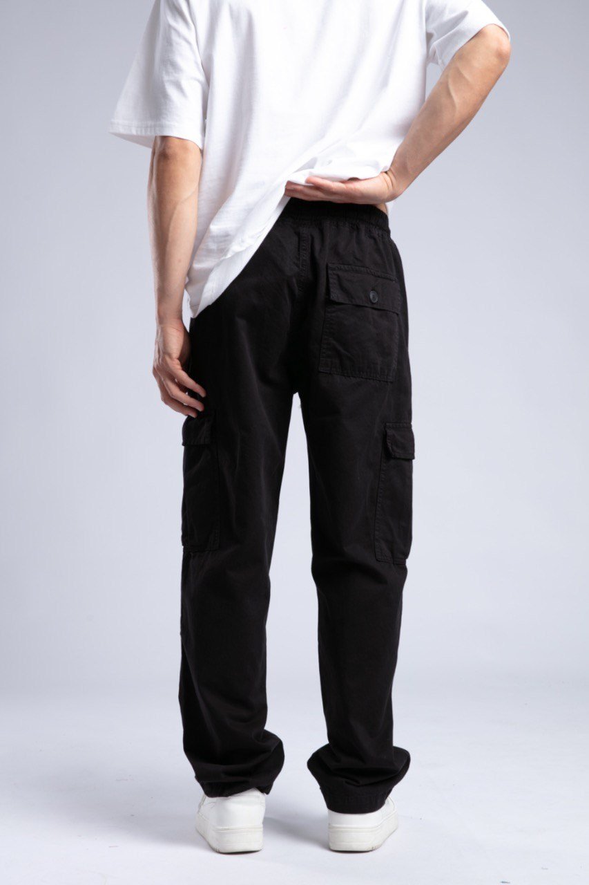 Utility Kargo Pantolon Siyah
