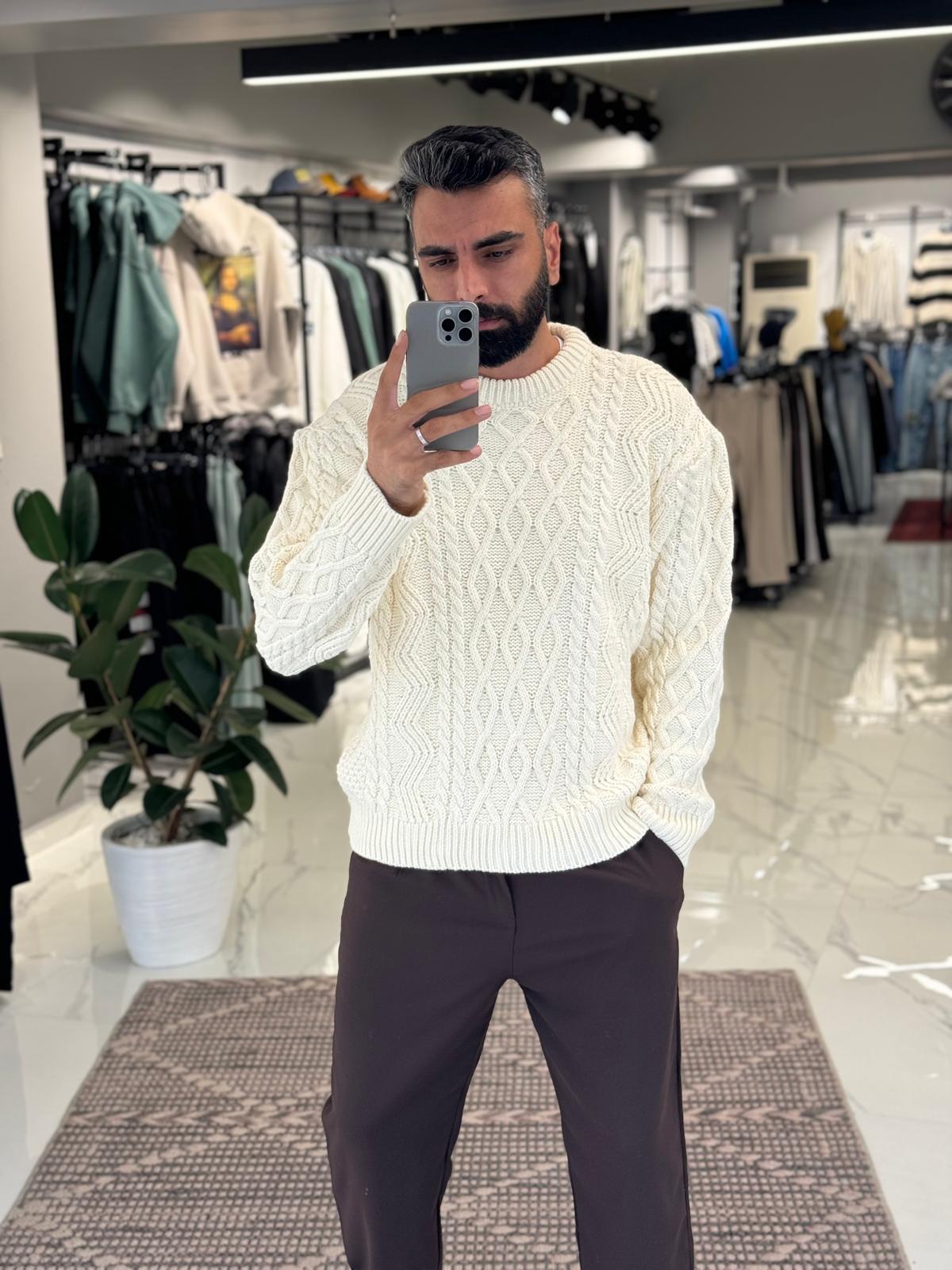Uzun Kol Triko Taş