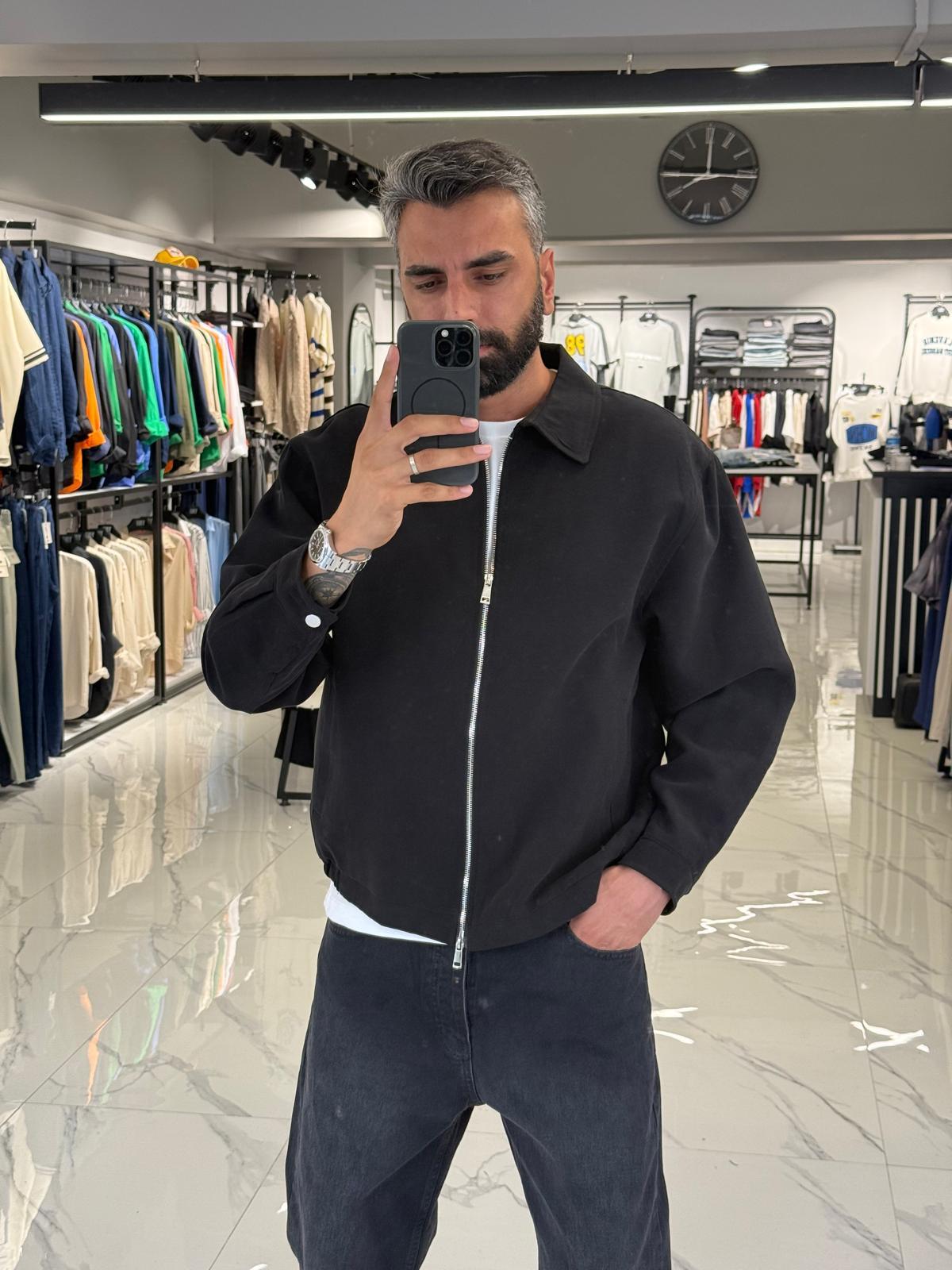 ZR Basic Ceket Siyah