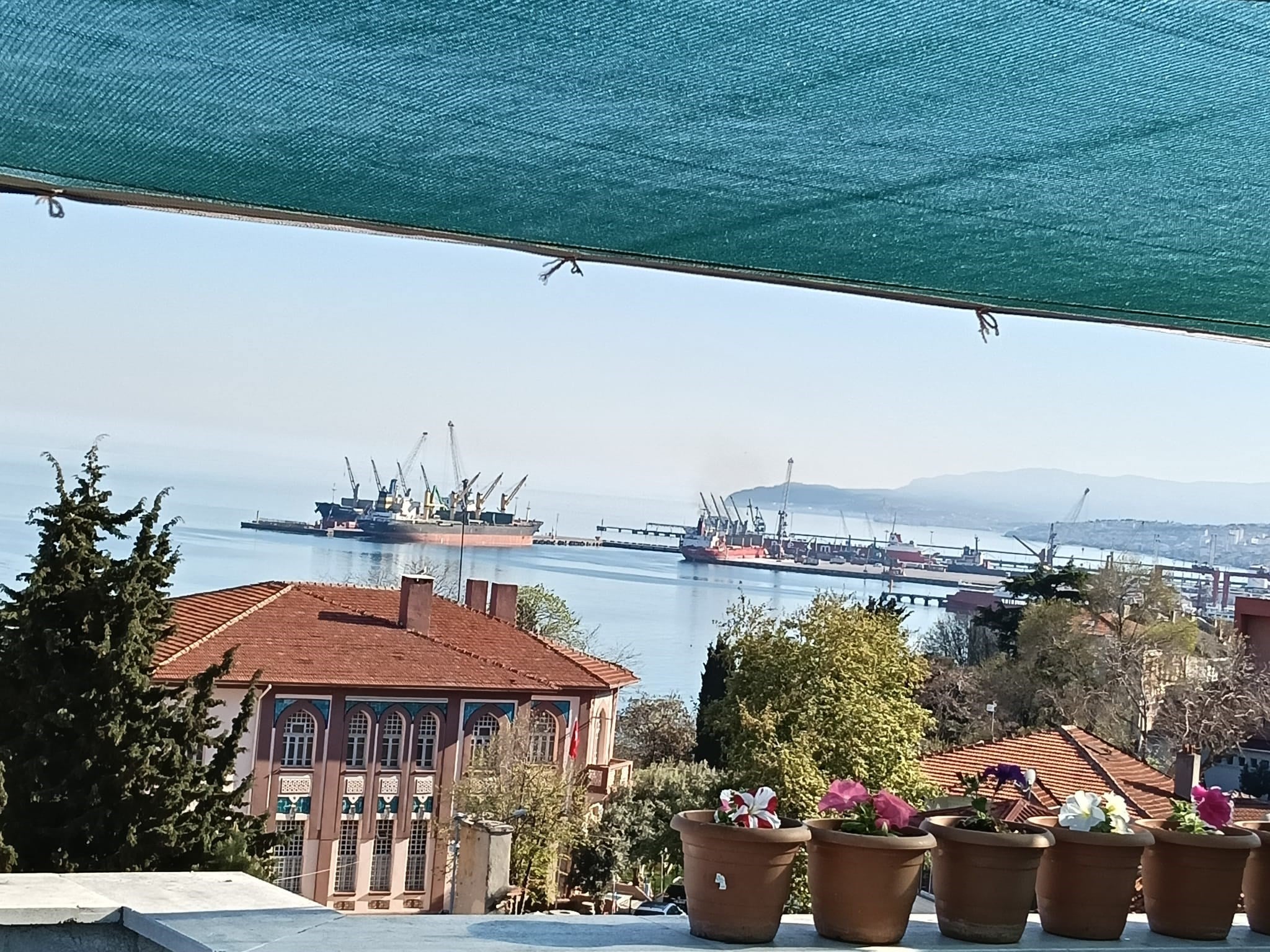 File Gölgelik - 75lik - Yeşil - Şeritli ve Kuşgözü Halkalı 