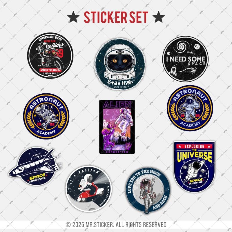 BDLS30 Küçük Boy 10lu Sticker Seti
