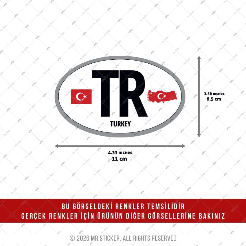 CHR27 Krom Seri Turkiye (TR) Ülke Etiketi
