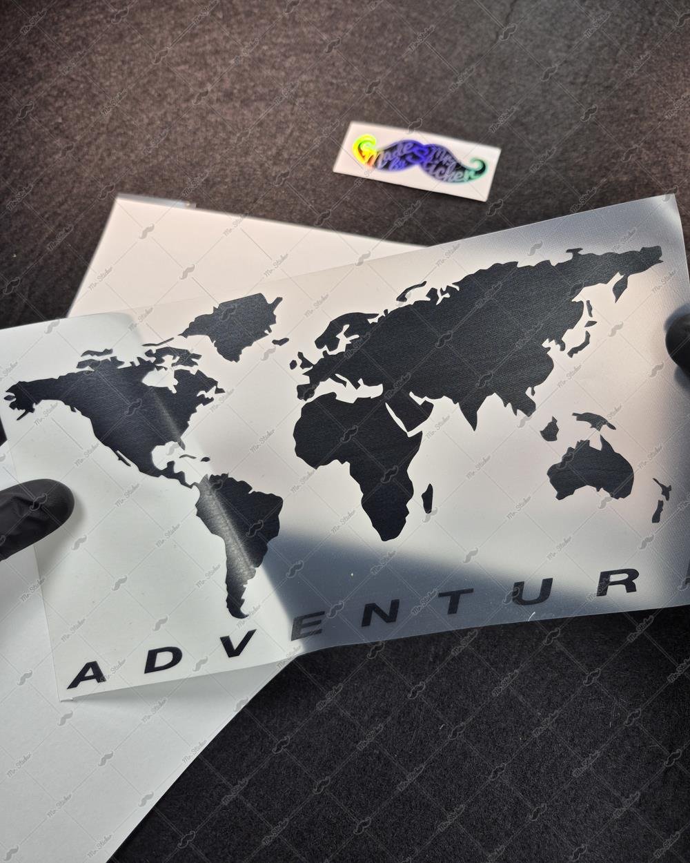 CSE4 Basitlestirilmis Dunya Haritasi - Renk Seçenekli