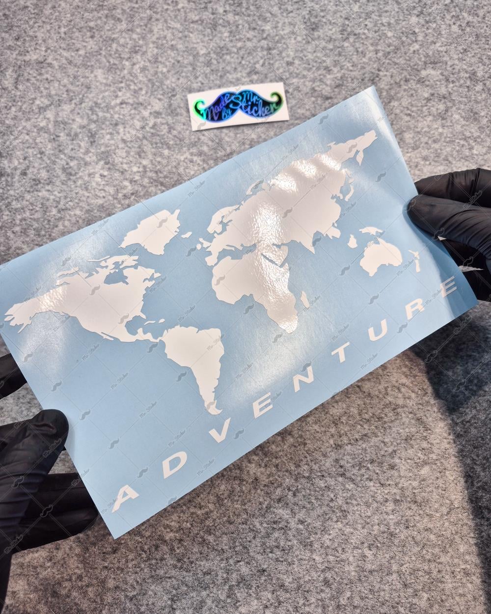 CSE4 Basitlestirilmis Dunya Haritasi - YÜKSEK YAPIŞKANLI