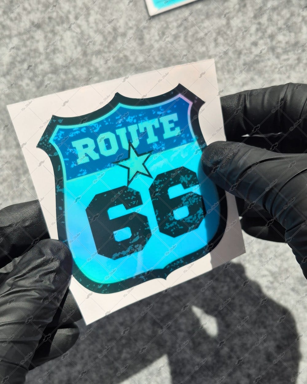 CSFT22 Renk Değiştiren Seri Route 66 Etiketi