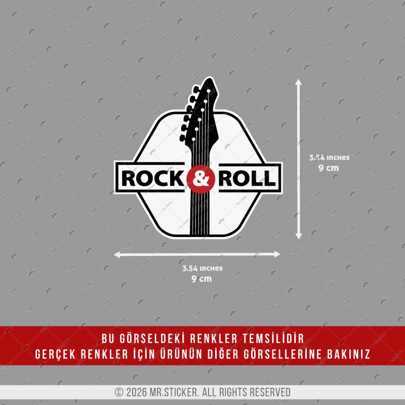CSFT27 Renk Değiştiren Seri Rock N Roll Etiketi