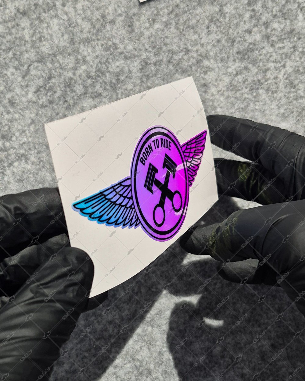 CSFT29 Renk Değiştiren Seri Ride or Die Yazılı Etiket