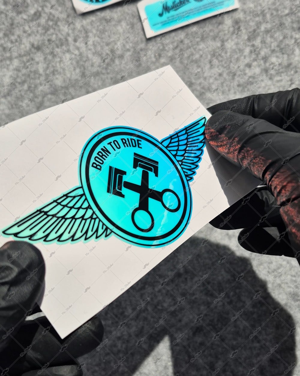CSFT29 Renk Değiştiren Seri Ride or Die Yazılı Etiket