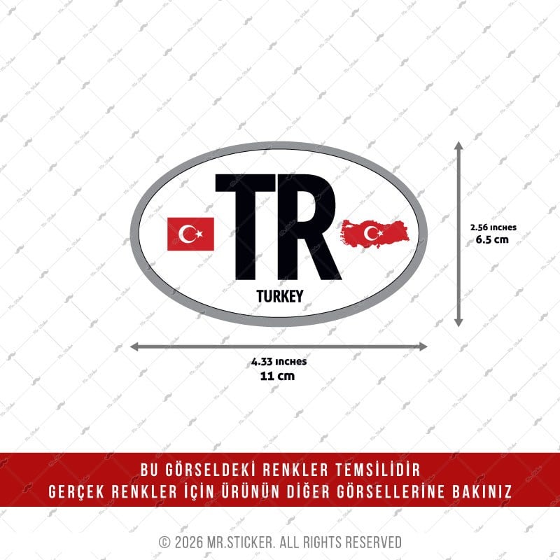 CSFT4 Renk Değiştiren Seri Turkiye (TR) Ulke Etiketi