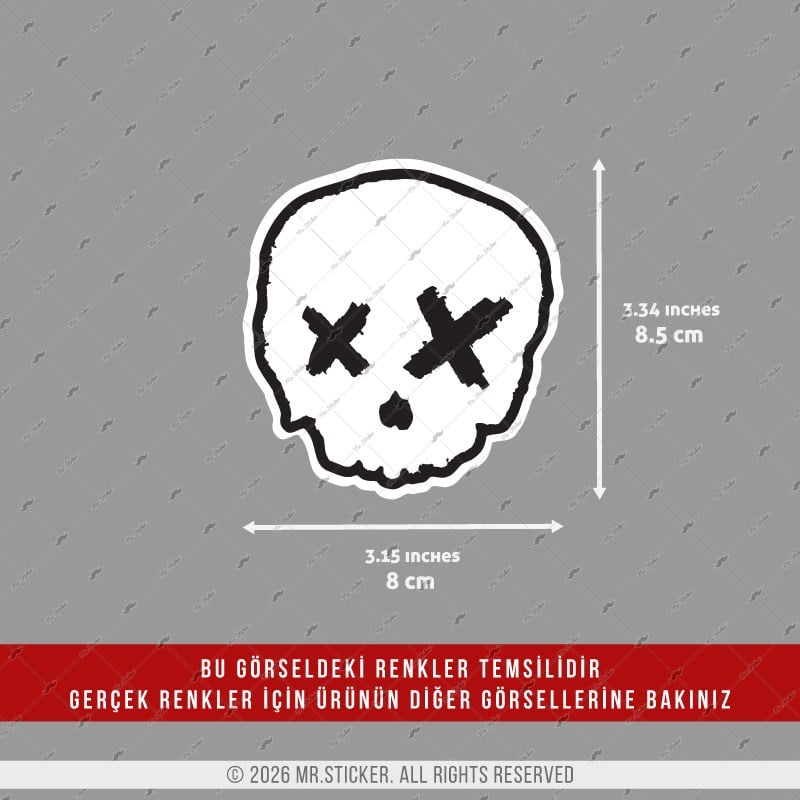CSFT40 Renk Değiştiren Seri Kurukafa Etiketi