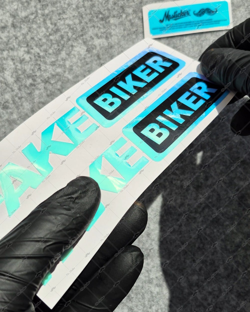 CSFT45 Renk Değiştiren Seri Fake Biker Etiketi 2li Set