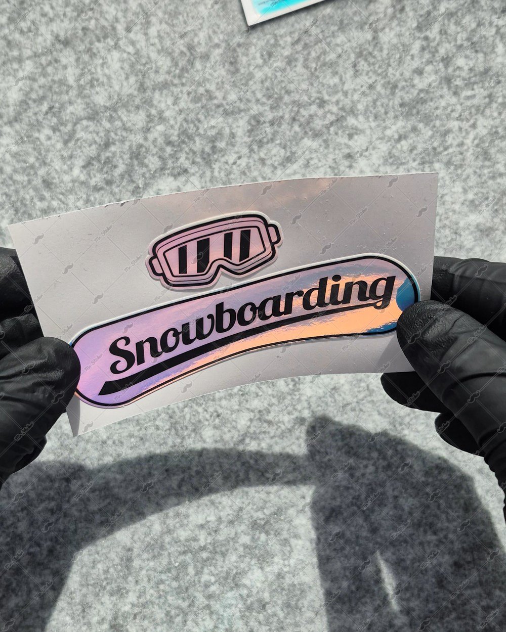 CSFT52 Renk Değiştiren Seri Snowboarding Yazılı Etiket