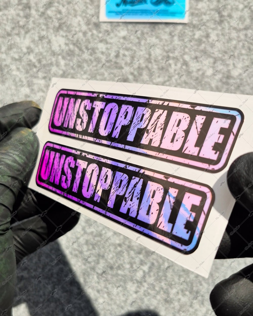 CSFT9 Renk Değiştiren Durdurulamaz (Unstoppable) Yazılı Etiket 2 li Set