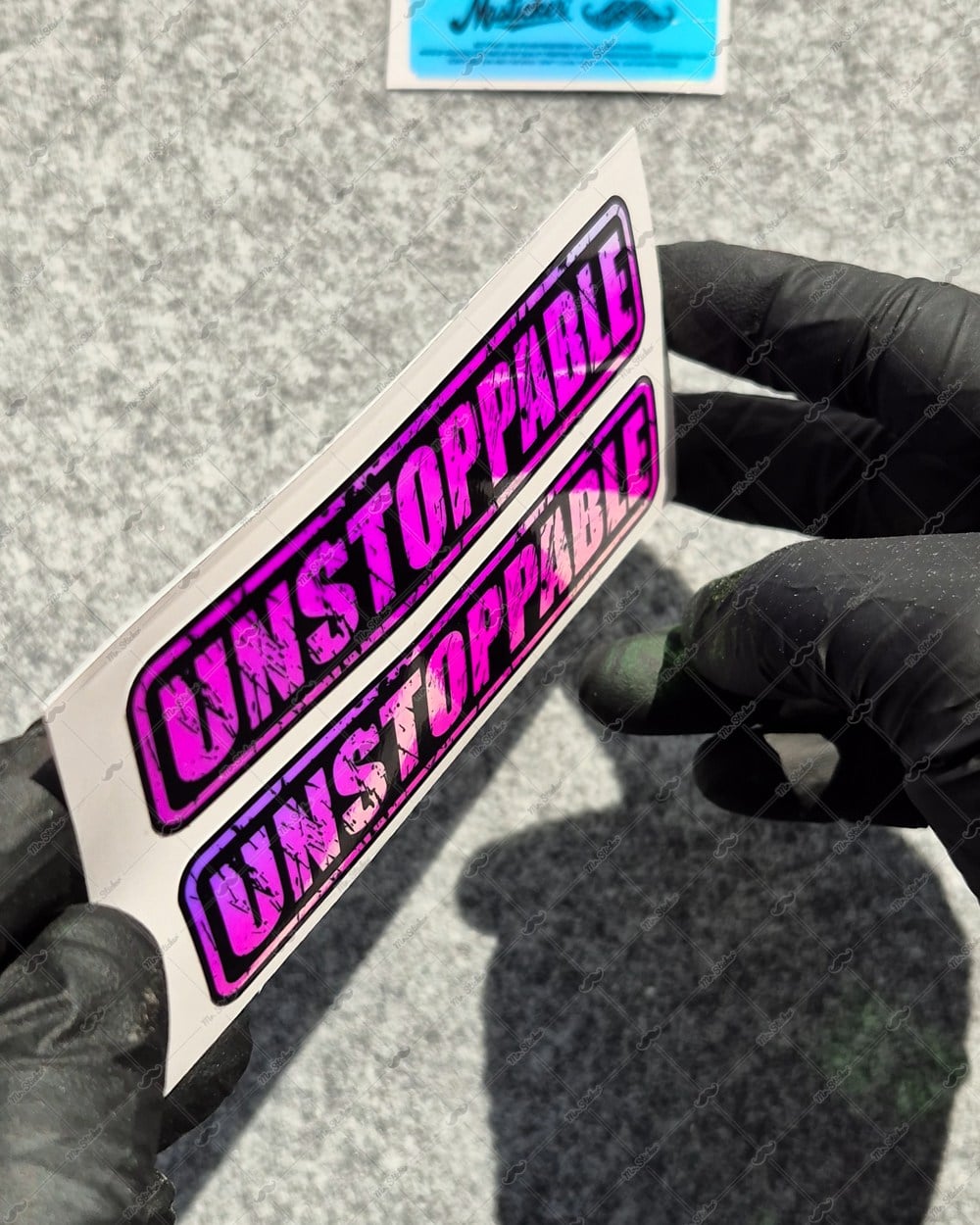 CSFT9 Renk Değiştiren Durdurulamaz (Unstoppable) Yazılı Etiket 2 li Set