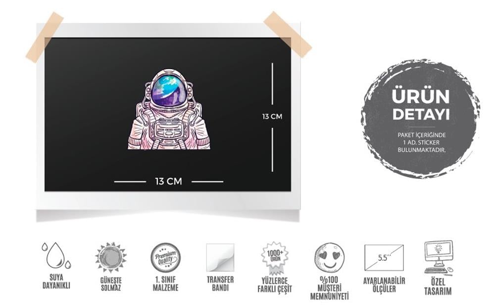 LPT9 Astronot Etiketi