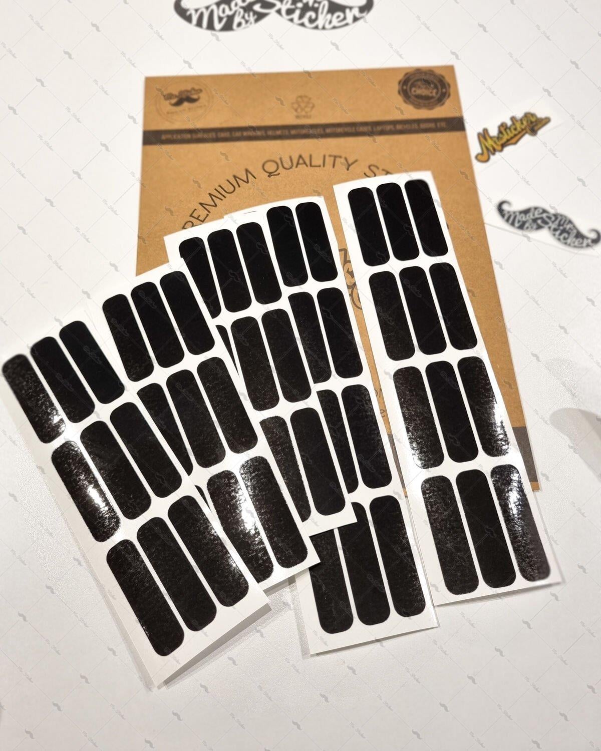 RFBK1 50 Parca Siyah Reflektif Serit Seti