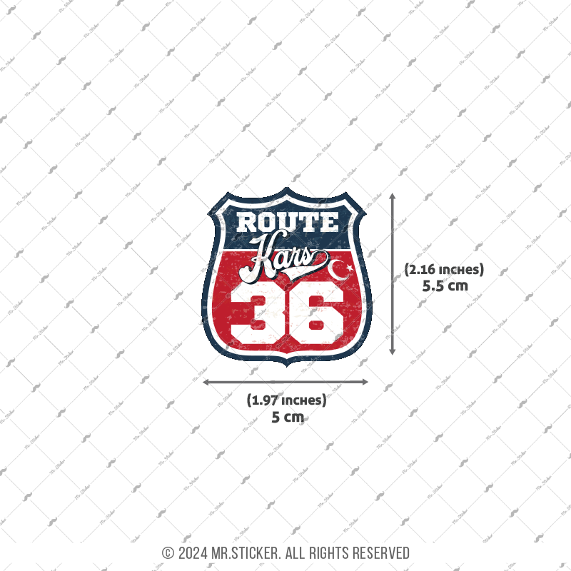 ROUP48 Route Kars 36 Etiketi