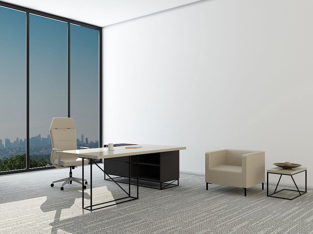 Slim Ofis Yönetici Masa Takımı