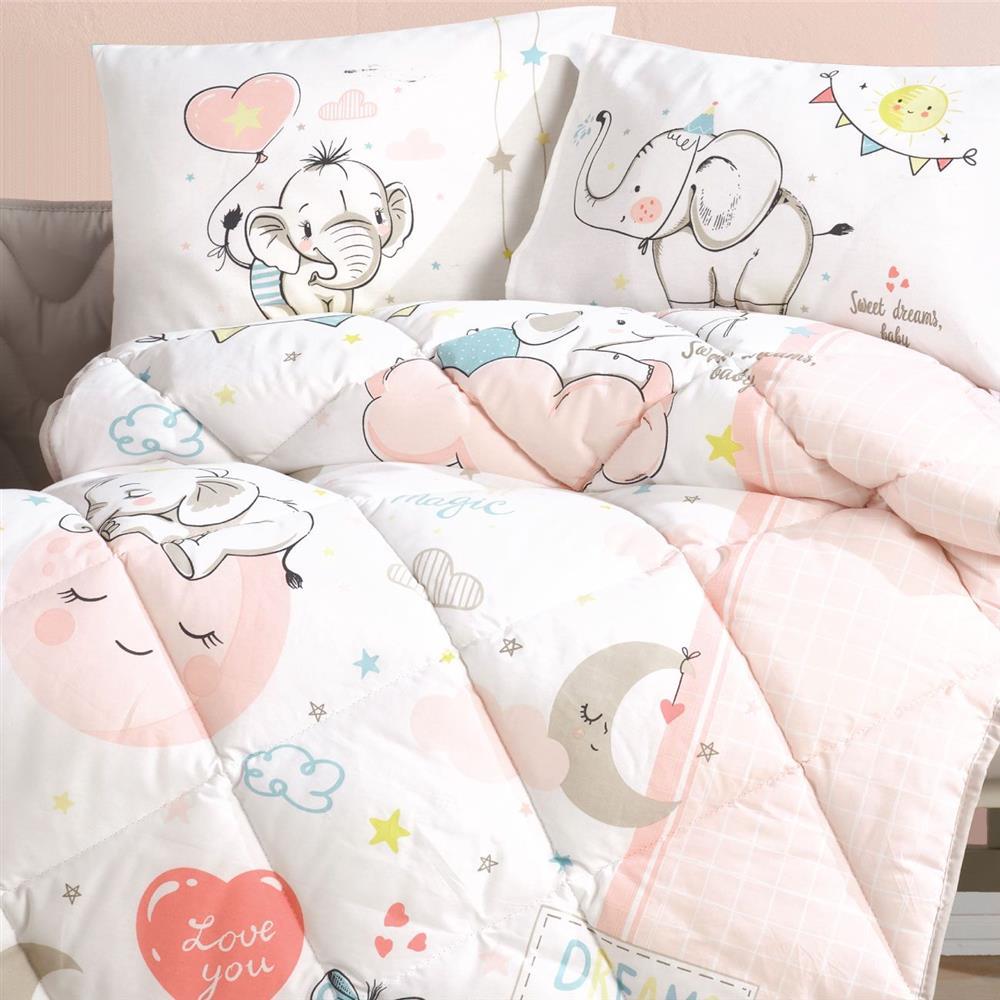 BEBEK UYKU SETİ SWEET DREAMS V1 PUDRA