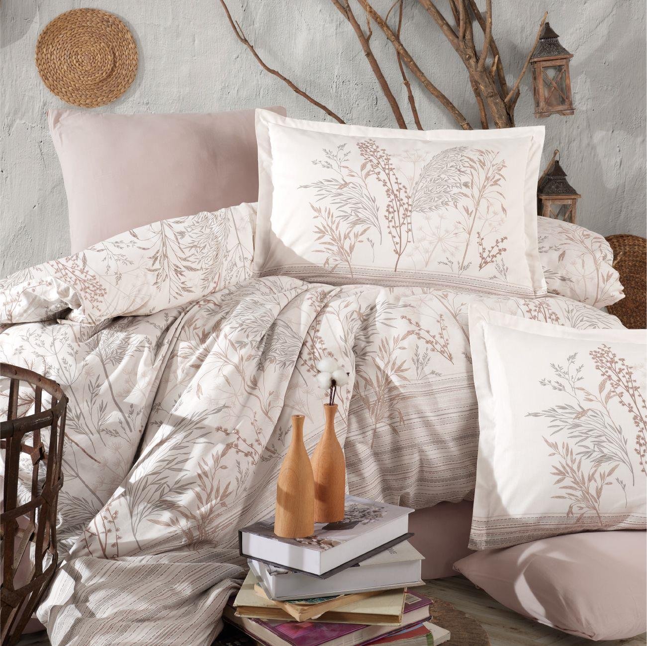 RANFORCE NEVRESİM TAKIMI DOUBLE BETİNA V1 TAŞ RENGİ