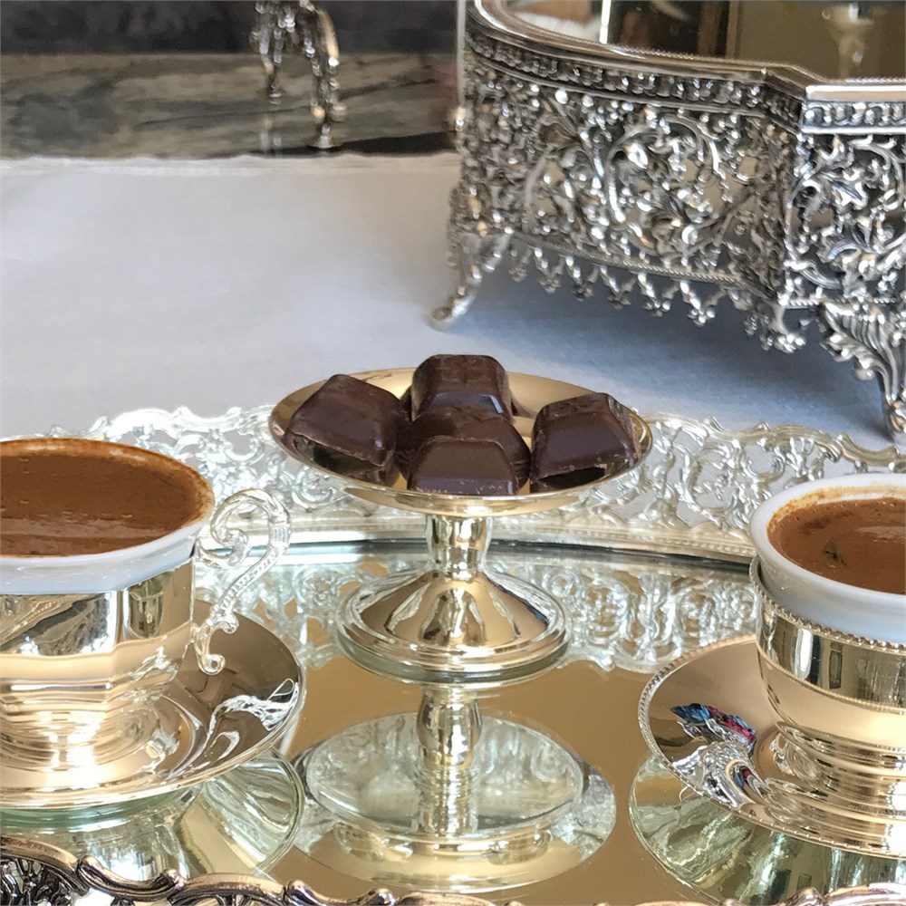 Ayaklı Lokumluk Makaronluk Cupcake Servisi