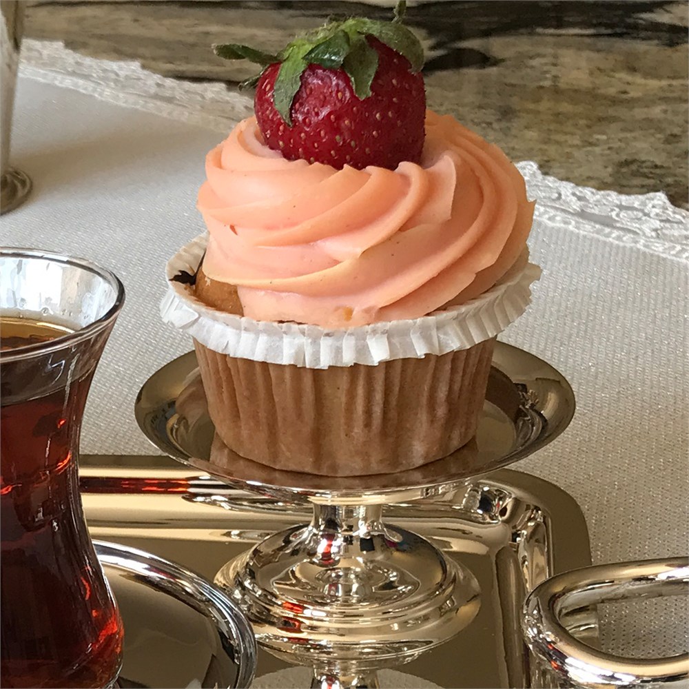 Ayaklı Lokumluk Makaronluk Cupcake Servisi