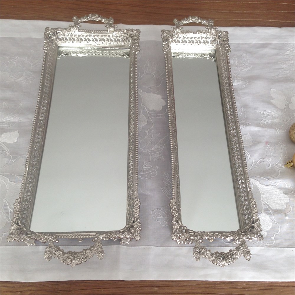 Aynalı Baton Tepsi Dantel İki