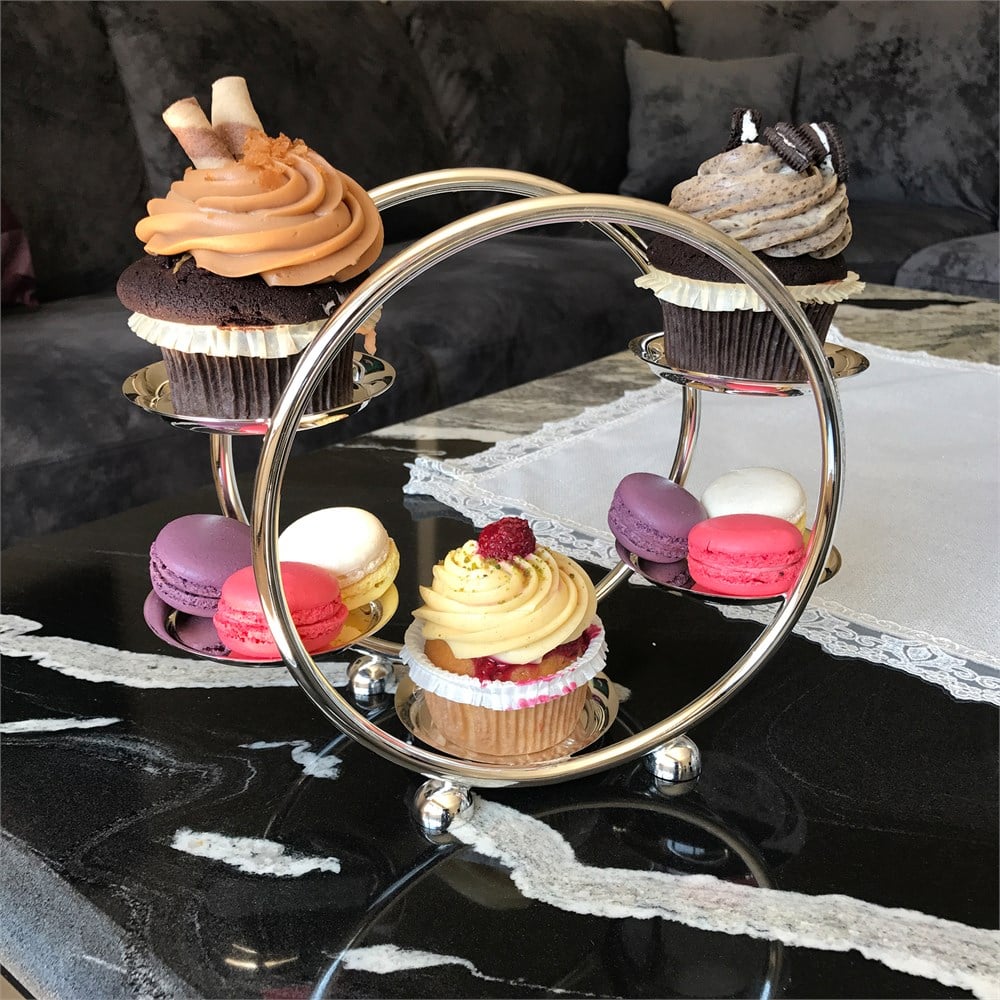 Beşli Makaronluk Cupcake Servisi