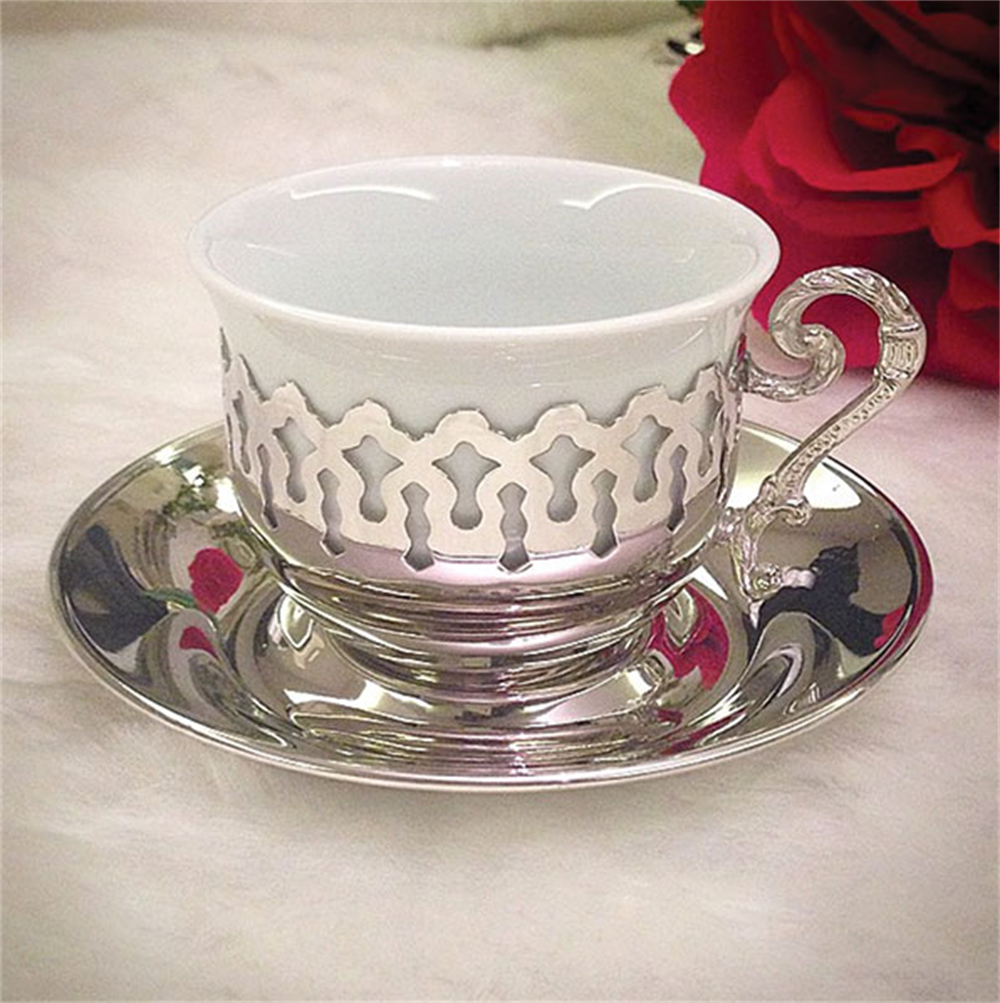 BUCONCEPTAjurlu Düz Tabaklı Kahve Fincanı