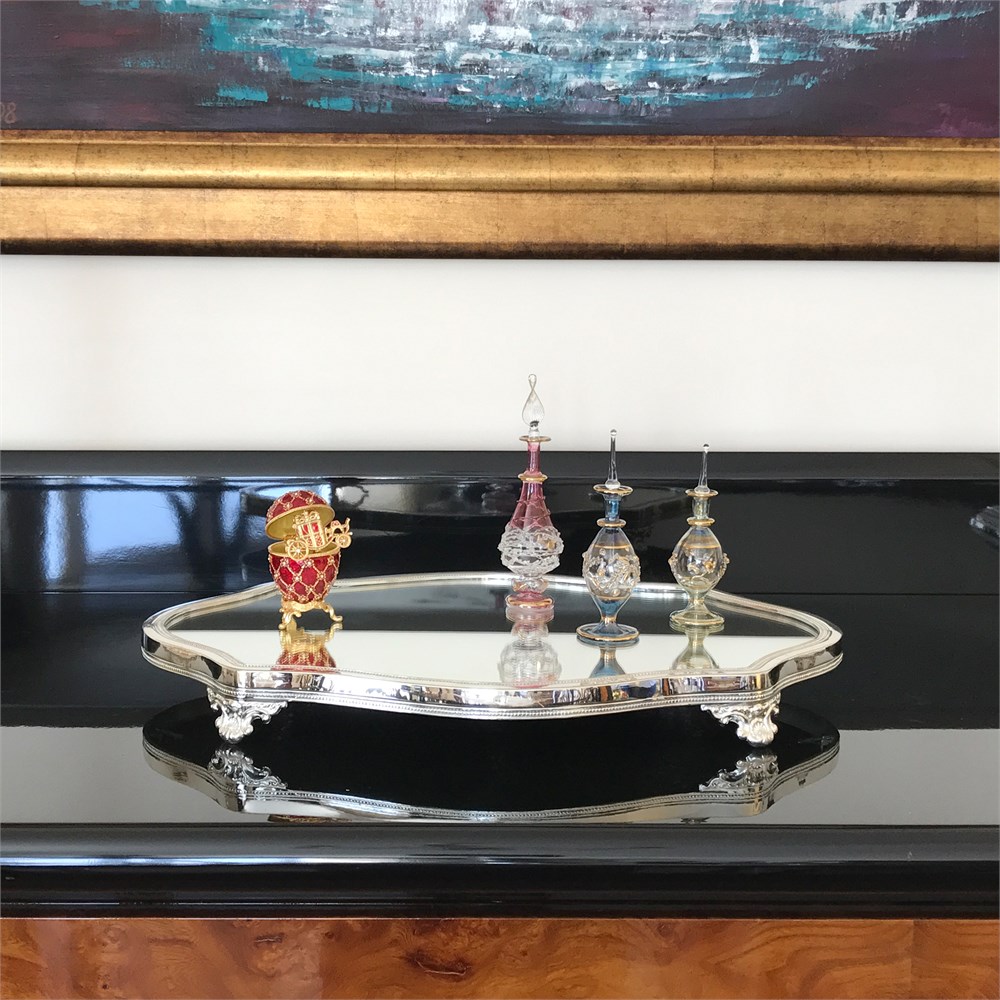 Derya Kenar Kesik Oval Orta Servis Jardinyeri