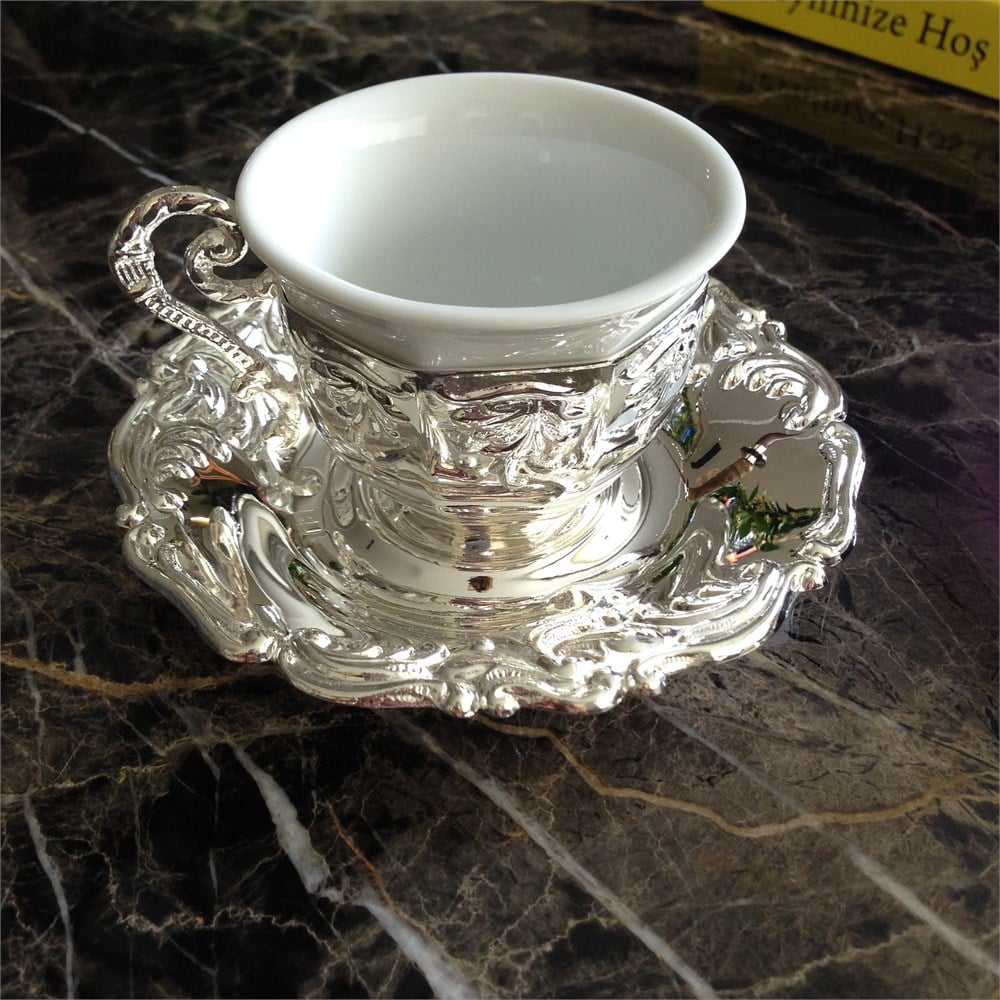 Desenli Kahve Fincanı