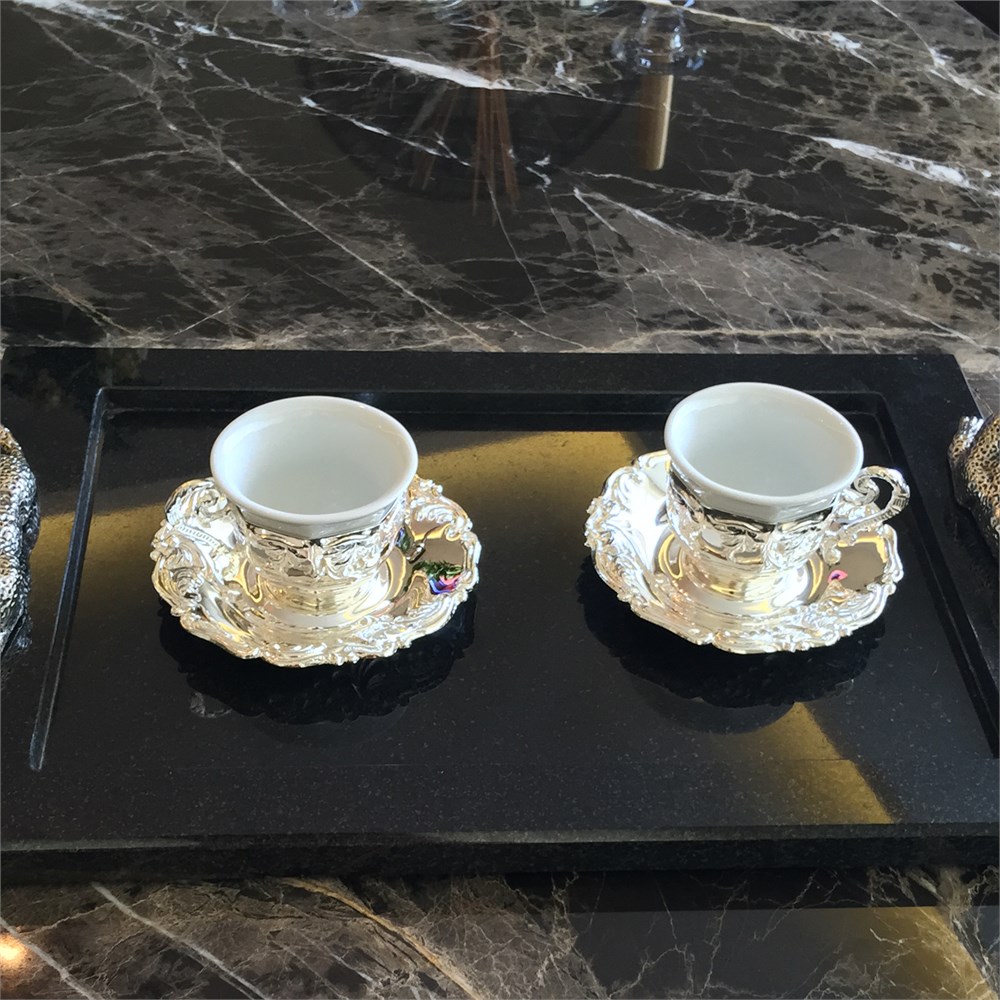 Desenli Kahve Fincanı